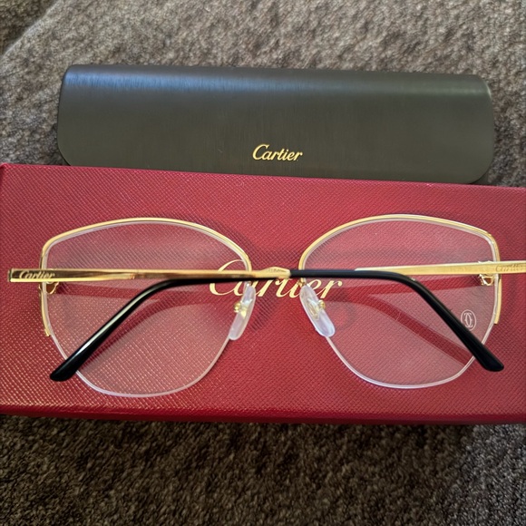Cartier Gold Frame Glasses - Picture 3 of 10